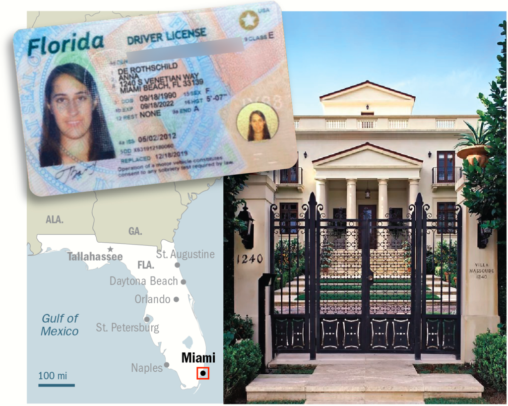 the fake mansion and driver licence